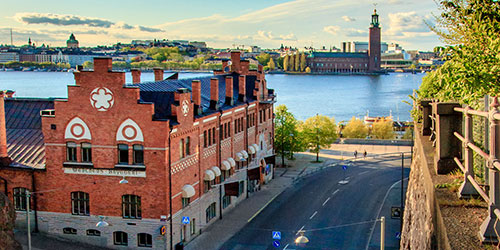 Exterior of Munchenbryggeriet from other direction. Photo.