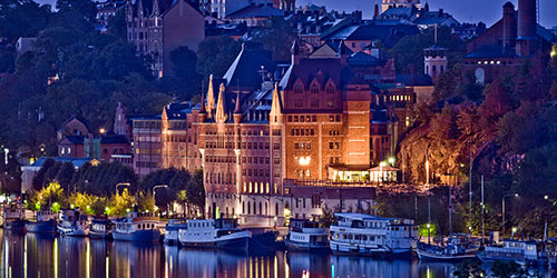 Exterior of Munchenbryggeriet. Photo.